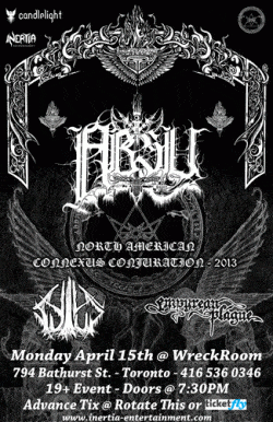 Absu, Sylvus & Empyrean Plague tickets - Toronto, ON - Inertia Entertainment