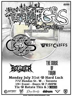 Arsonists Get All The Girls, Circuit of Suns, West Cliffs, Beguiler & The Curse Of Turan tickets - Inertia Entertainment