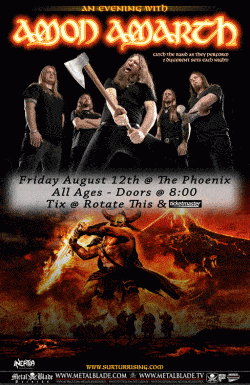 Amon Amarth tickets - Toronto, ON - Inertia Entertainment