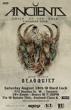 Anciients, Dead Quiet & Muffler Cruch tickets - Inertia Entertainment