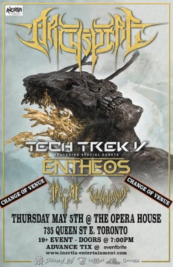 Archspire - Tech Trek V tickets - Inertia Entertainment