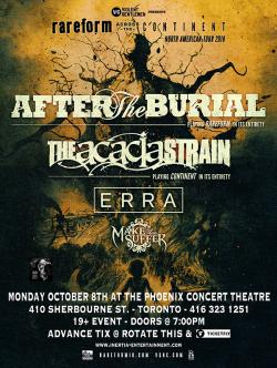 After The Burial, The Acacia Strain, Erra & Make Them Suffer tickets - Inertia Entertainment