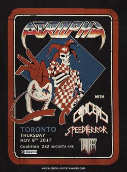 Atrophy, Canceric, Speed Terror & Torturer tickets - Inertia Entertainment