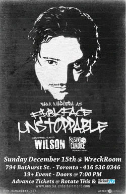 Bam Margera Fuck Face Unstoppable & Wilson tickets - Toronto, ON - Inertia Entertainment