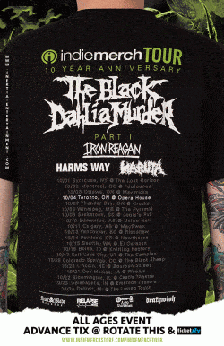 The Black Dahlia Murder, Iron Reagan, Harm;s Way & Maruta tickets - Toronto, ON. - Inertia Entertainment