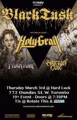 Black Tusk, Holy Grail, Phantom & Shotgun Cure tickets - Toronto, ON. - Inertia Entertainment