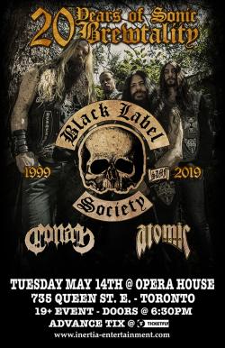 Black Label Society, Conan & Atomic Bitchwax tickets - Inertia Entertainment