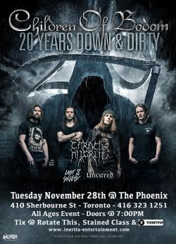 Children Of Bodom - 20 Years Down and Dirty, w/Carach Angren, Lost Society & Uncured tickets - Inertia Entertainment