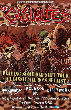 The Casualties tickets - Toronto, ON. - Inertia Entertainment