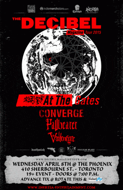 At The Gates, Converge, Pallbearer & Vallenfyre tickets - Toronto, ON - Inertia Entertainment