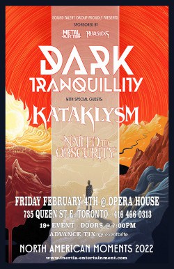 Dark Tranquillity tickets - Inertia Entertainment