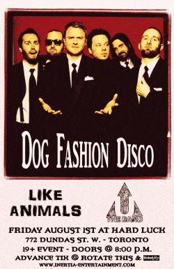 Dog Fashion Disco, Like Animals & (U) The Band tickets - Toronto, ON - Inertia Entertainment