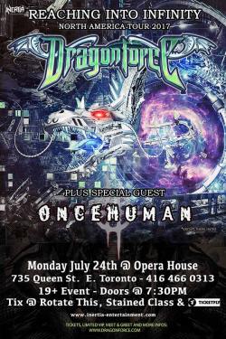 DragonForce & Once Human tickets - Inertia Entertainment