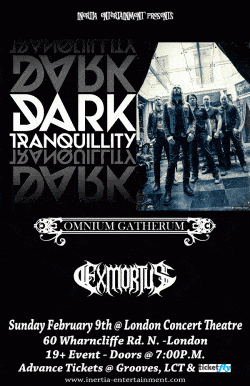Dark Tranquillity, Omnium Gatherum & Exmortus tickets - London Ont. - Inertia Entertainment