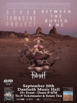Devin Townsend Project, Between The Buried And Me & Fallujah tickets - Toronto, ON. - Inertia Entertainment