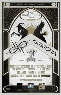 Devin Townsend Project, Katatonia, Paradise Lost & Stolen Babies tickets - Toronto, ON - Inertia Entertainment