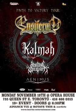 Ensiferum, Kalmah, Abigail Williams & Aenimus tickets - Inertia Entertainment