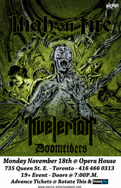 High n Fire, Kvelertak & Doomriders tickets - Toronto, ON - Inertia Entertainment