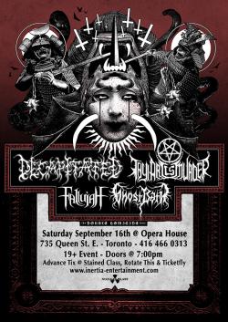 Decapitated, Thy Art Is Murder, Fallujah & Ghost Bath tickets - Inertia Entertainment