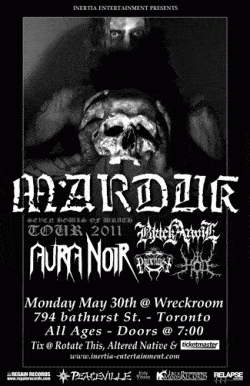 Marduk, Aura Noir, PAnzerfaust & More tickets - Toronto, ON - Inertia Entertainment