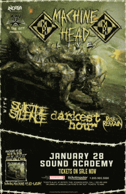 Machine Head, Suicide Silence & Darkest Hour tickets - Toronto, ON - Inertia Entertainment