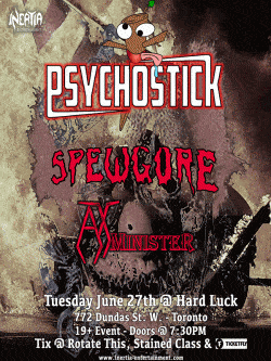 Psychostick, Spewgore & AxMinister tickets - Inertia Entertainment