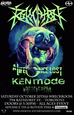 Revocation, A Life Once Lost, Ken Mode & Wretched Pain tickets - Toronto, ON - Inertia Entertainment