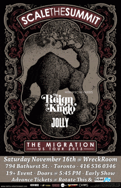 Scale The Summit, Reign Of Kindo, Jolly tickets - Toronto, ON - Inertia Entertainment