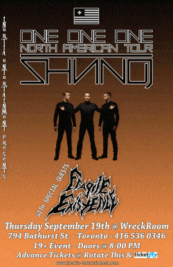SHINING (NORWAY) &Fragile Existence tickets - Toronto, ON - Inertia Entertainment