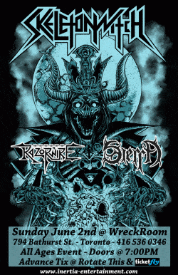 Skeletonwitch, Razorwire & Sierra tickets - Toronto, ON - Inertia Entertainment
