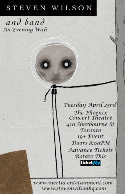Steven Wilson tickets - Toronto, ON - Inertia Entertainment
