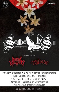 Swallow the Sun, Abigail Williams & Wilderun tickets - Inertia Entertainment