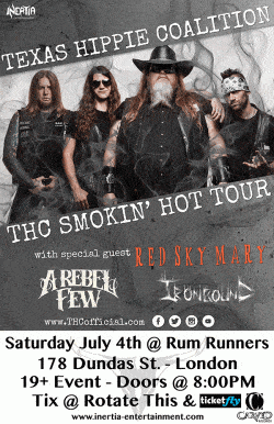 Texas Hippie Coalition, Red Sky Mary & A Rebel Few tickets - London, ON. - Inertia Entertainment