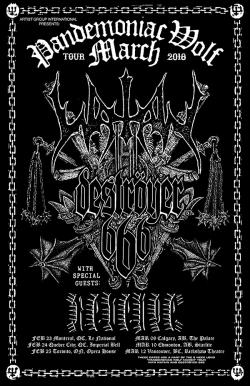 Watain, Destroyer 666 & Revenge tickets - Inertia Entertainment