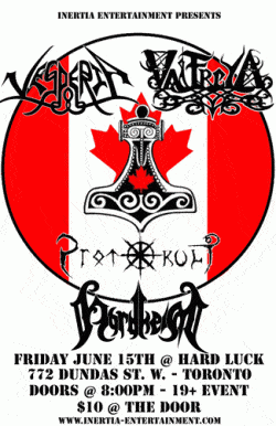 Vesperia, Valfreya, Protokult & Nordheim tickets - Toronto, ON - Inertia Entertainment