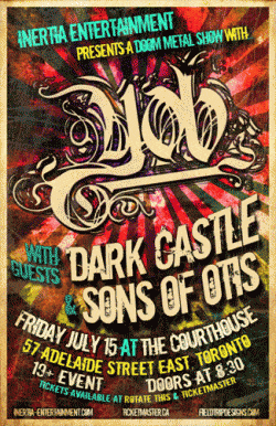 YOB, Dark Castle, Sons Of Otis tickets - Toronto, ON - Inertia Entertainment