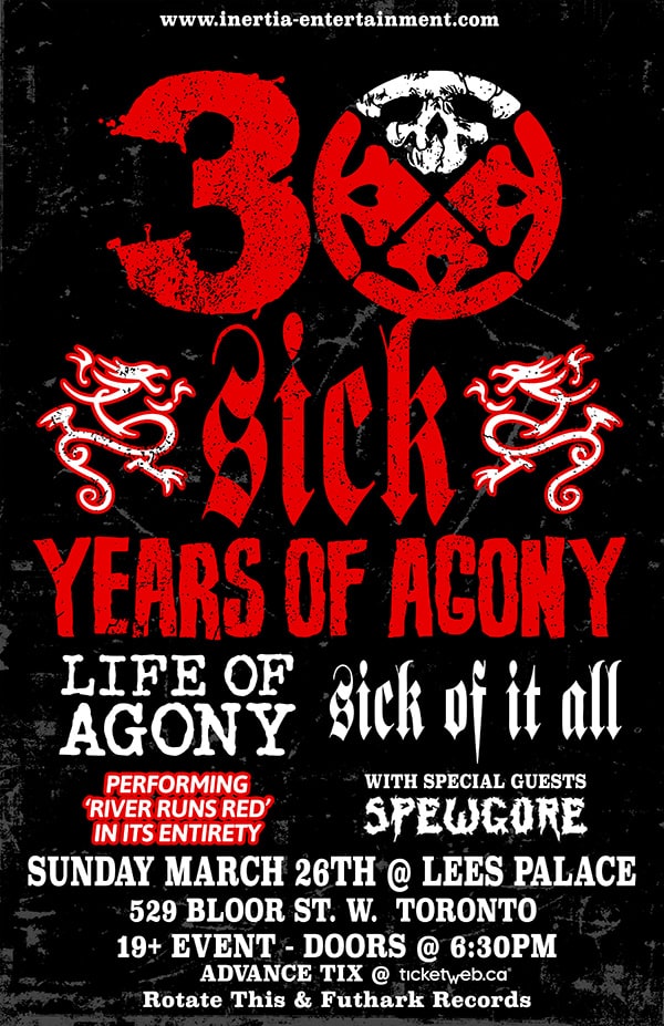 30 Sick Years Of Agony 2023