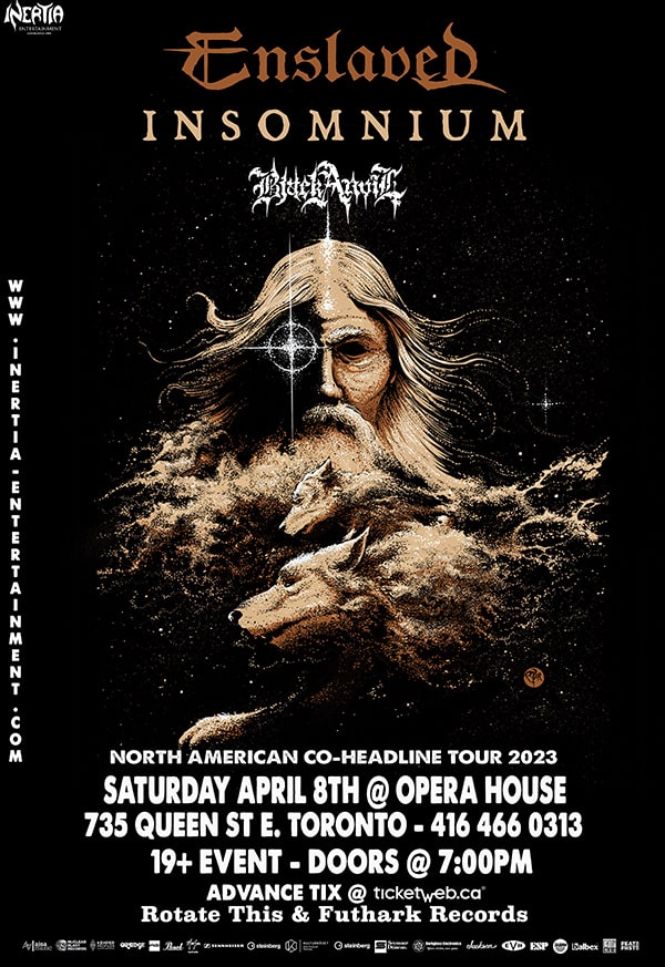 ENSLAVED & INSOMNIUM Toronto April 8, 2023