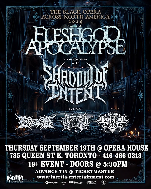 Fleshgod Apocalypse & Shadow Of Intent - The Black Opera Across North America tour