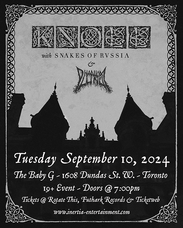 Knoll, Snakes Of Russia & Phantom Lung tour