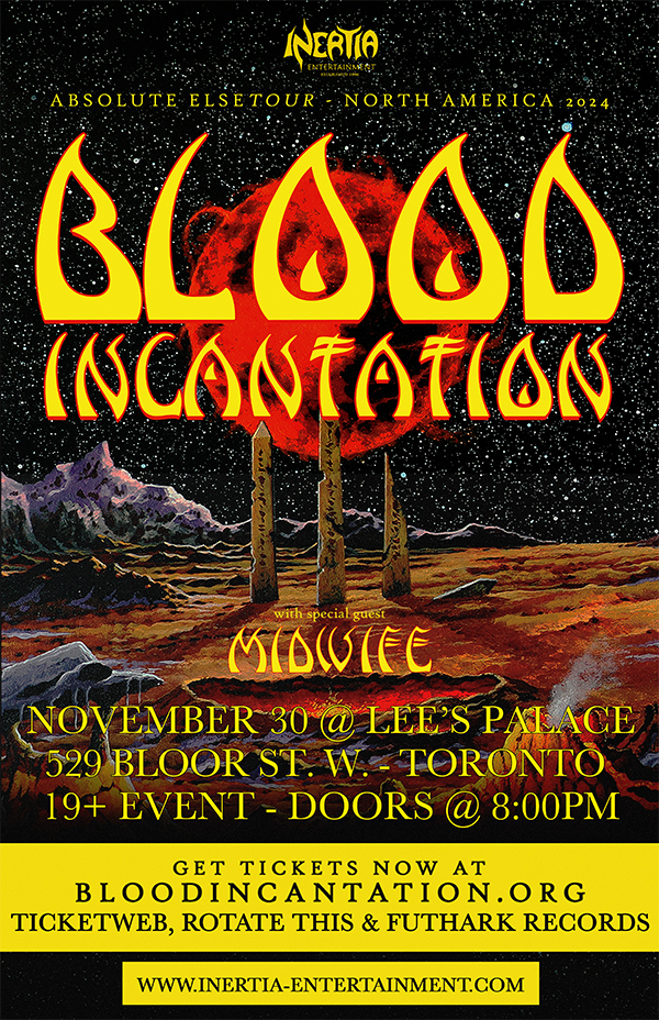 BLOOD INCANTATION "ABSOLUTE ELSETOUR - NORTH AMERICA 2024" tour