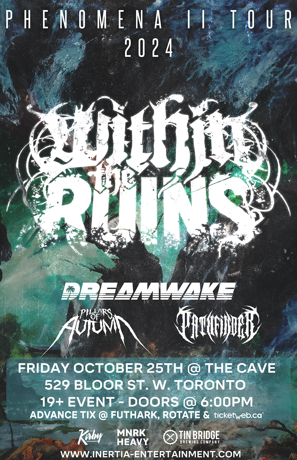 Within the Ruins, Dreamwake, Pillars Of Autumn & Pathfinder tour