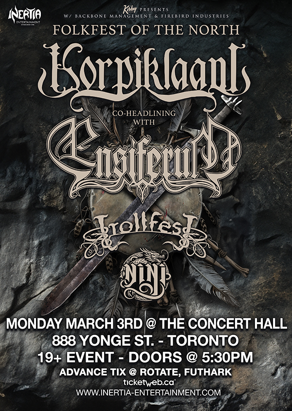 Folkfest Of The North - Korpiklaani & Ensiferum w.s.g tour