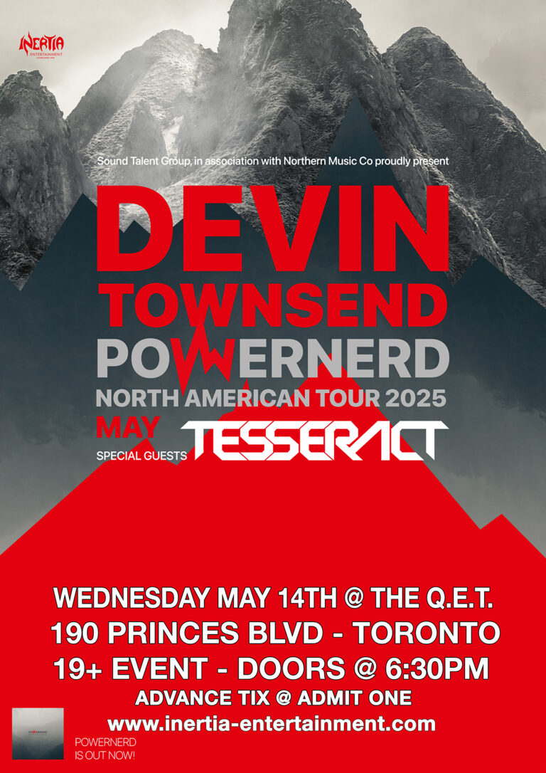 Devin Townsend's PowerNerd Tour! wsg. Tesseract tour