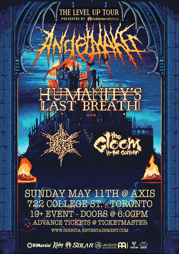 ANGELMAKER - the Level Up Tour w/Humanity's Last Breath, Psycho Frame & the Gloom In the Corner tour