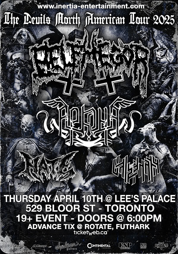 Belphegor - The Devils North American Tour 2025 tour