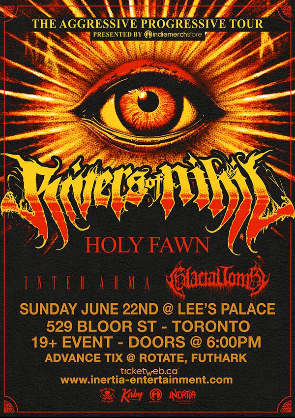 Rivers Of Nihil, The  Aggressive Progressive Tour /Holy Fawn, Inter Arma & Glacial Tomb tour