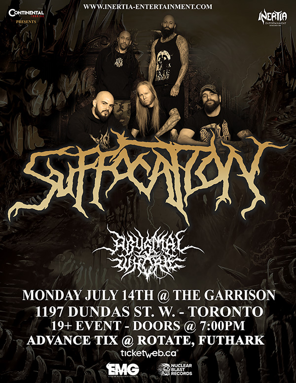 Suffocation & Abysmal Whore tour