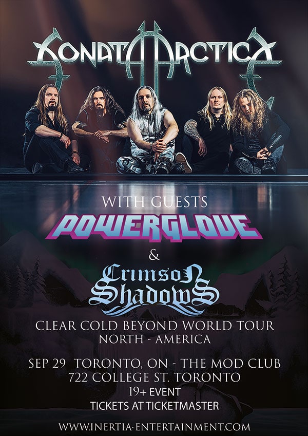 Sonata Arctica, Powerglove & Crimson Shadows tour