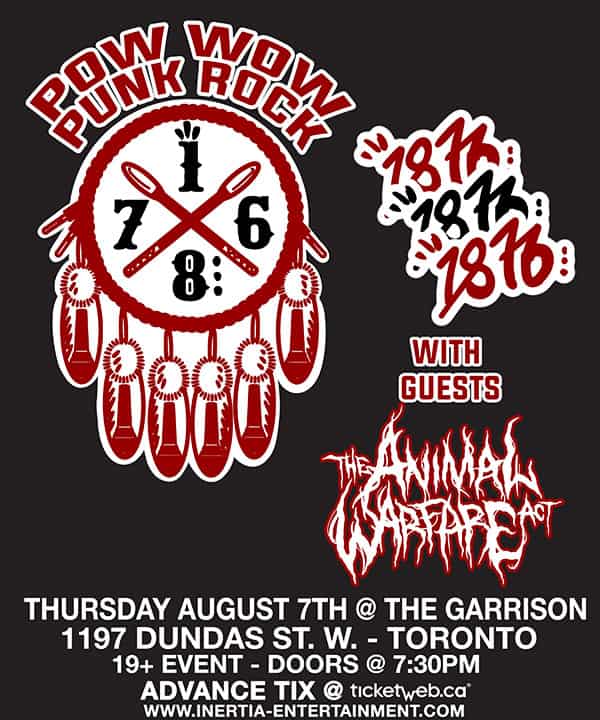 1876, w/The Animal Warfare Act. tour